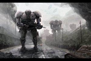 robot, Sci fi, Art, Artwork, Futuristic, Robots