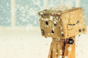 danbo, Drops, Amazon, Box, Rain