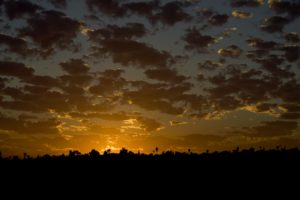 sunset, Clouds, Landscapes, Silhouette, Windows, Vista, Skyscapes