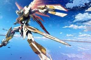 clouds, Gundam, Mobile, Suit, Gundam, Mecha