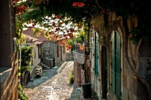 world, Architecture, Buildings, Town, Village, Sidewalk, Path, Trail, Scenic, Flowers, Rustic, Place, Window, Door