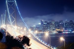 california, Bay, Bridge, San, Francisco, Night