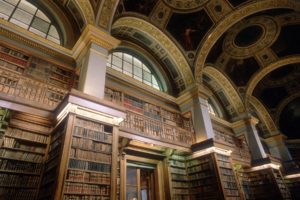 library, Buildings, Books, Bookshelf, Low angle, Shot, Man made