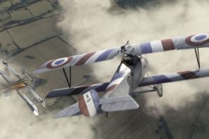 biplane, Airplane, Plane, Aircraft, Military