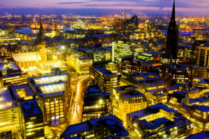 hamburg, Germany, Skyline, Cityscapes, Architecture, Buildings, Hdr, Dusk, Evening, Sunset, Sunrise