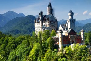 germany, Neuschwanstein, Castle, Alps, Bavaria