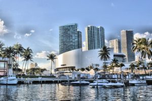 florida, Miami, Tower, Marina, Bridge, Beach, Monuments, Usa, Night, Urban, Cities, United, States, Panorama, Panoramic