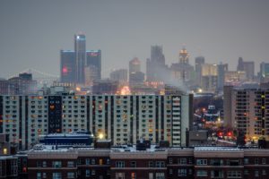 architecture, Art, Bridges, Buildings, Cities, City, Docks, Downtown, Jet, City, Monorail, Night, Offices, Port, Detroit, Storehouses, Stores, Towers, Usa, Michigan, Graphitis, Oakland, Macomb, Grosse pointe par