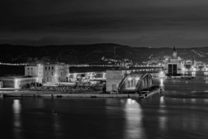 architecture, Cities, France, Marseille, Monuments, Panorama, Panoramic, Provence, Urban, Night, Light