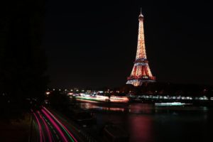 architecture, Cities, France, Light, Towers, Monuments, Night, Panorama, Panoramic, Paris, Urban, Temples