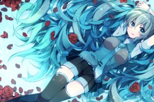 hatsune, Miku, Vocaloid, Anime, Girl, Music, Megurine, Luka, Video, Game, Beauty, Beautiful, Lovely, Sweet, Cute, Humanoid, Green, Hair, Tail, Long, Character