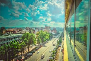 houses, Roads, Russia, Window, Street, Clouds, Kaluga, Vladimir, Silaev, Cities