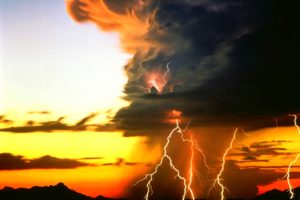 lightning, Storm, Rain, Clouds, Sky, Nature, Thunderstorm