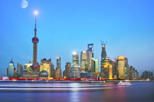 hina, Shanghai, Houses, Skyscrapers, Night, Cities