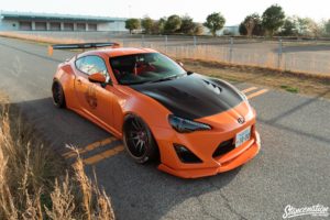 toyota, Gt86, Cars, Coupe, Orange, Modified, Bodykit