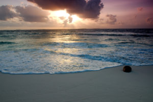 sea, Sand, Clouds, Water, Rock, Beach, Sky