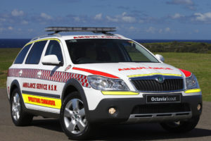 2009, Skoda, Octavia, Scout, Ambulance, 1z, Emergency, Stationwagon