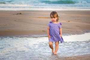 nature, Beach, Seas, Waves, Children