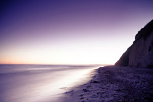 nature, Landscapes, Beaches, Cliff, Hills, Sand, Tide, Purple, Sunrise, Sunset, Sky, Ocean, Sea, Water, Tracks, Footprint