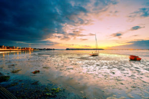 nature, Beaches, Ocean, Sea, Harbor, Bay, Sound, Water, Reflection, Sky, Clouds, Sunset, Sunrise, Tide, Shore, Architecture, Buildings, Islands