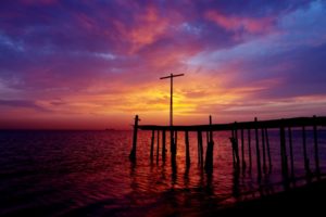 ocean, Sunset, Beach, Nature, Landscape, Cloud, Reflection, Rock, Hd, 4k, Ultrahd, Wallpaper