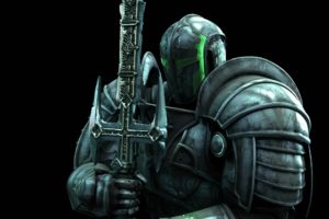 hellgate, London, Fantasy, Action, Sci fi, Warrior, Knight, Armor, Weapon, Sword