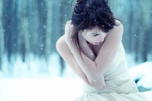 women, Model, Mood, Winter