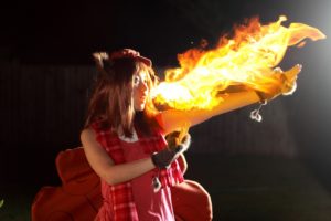 pokemon, Cosplay, Vulpix, Fire, Flames, Asian, Oriental, Women, Models, Brunettes, Babes