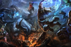 pentakill, League, Legends, Fantasy, Heavy, Metal, Mmo, Online, Fighting