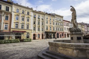 ukraine, Fountain, Lions