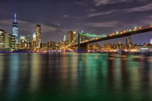 architecture, Buildings, Cities, Cityscape, Contrast, Empire, Lights, Night, Panorama, Place, Rivers, Scenic, Shift, Skyline, Skyscrapers, State, Tilt, View, Water, Window, World, New york, Nyc, Bridge, Brooklyn