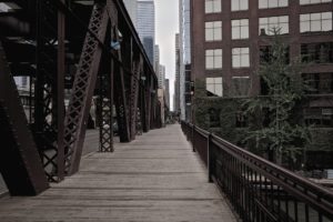 architecture, Bridges, Chicago, Cities, City, Francisco, Night, Skyline, Usa, Illinois, Trump, Tower, Mid ouest, Comta