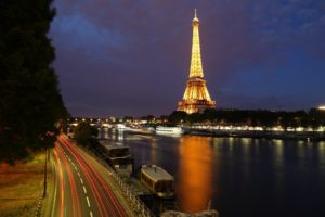 architecture, Cities, France, Light, Towers, Monuments, Night, Panorama, Panoramic, Paris, Urban, Temples