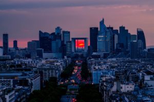 architecture, Cities, France, Light, Towers, Monuments, Night, Panorama, Panoramic, Paris, Urban, Temples