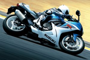 suzuki, Blue, Black, Sports, Bike