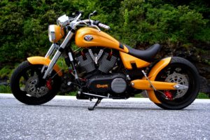 motorcycle, Yellow, Road, Race, Cloud, Speed, Bike