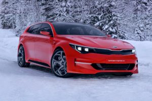 2015, Kia, Sportspace, Concept, Red, Snow, Winter, Landscape, Cars, Auto, Motors, Speed