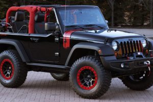 2014, Jeep, Wrangler, Level, Red, Concept, Black, Motors, Cars, Speed