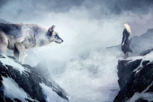 fantasy, Original, Art, Artistic, Artwork, Wolf, Wolves