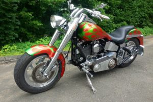 1998, Harley, Davidson, Fatboy, Softail, Flstf, Bike, Motorbike, Motorcycle