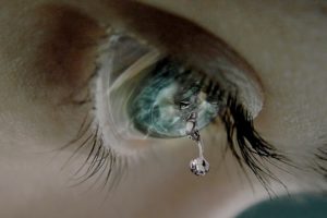 frozen, Artwork, Macro, Eye, Tear, It, Dripping, Eyelashes