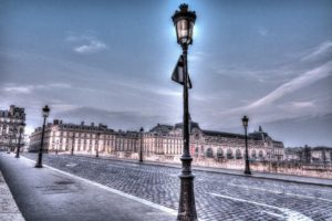 france, Houses, Roads, Sky, Hdr, Paris, Street, Lights, Street, Cities