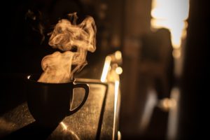 steam, Urban, Bokeh, Mug, Sunlight, Monochrome, Depth, Of, Field