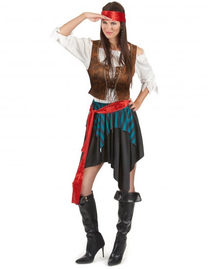 Costume coppia pirati deluxe 2