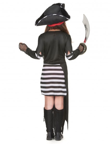 Costume pirata con gonna lunga per bambina 3