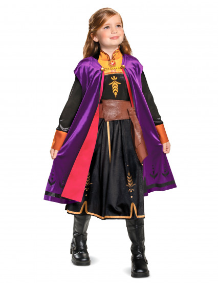 Travestimento deluxe Anna Frozen™ bambina 1