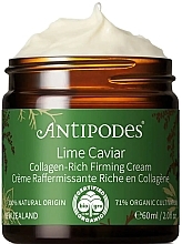 Creme facial fortificante Antipodes Lime Caviar Collagen-Rich Firming Cream