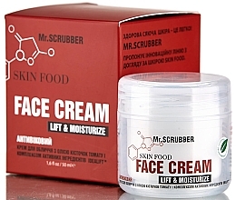 Creme anti-idade para rosto com óleo de sementes de tomate Mr.Scrubber Skin Food Lift & Moisturize