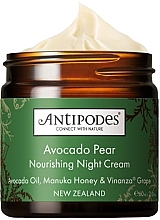 Creme de noite nutritivo para rosto Antipodes Avocado Pear Nourishing Night Cream