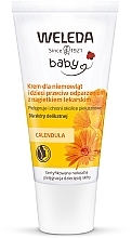 Creme para bebês para proteger a pele na área de enfaixamento com calêndula Weleda Calendula Nappy Change Cream